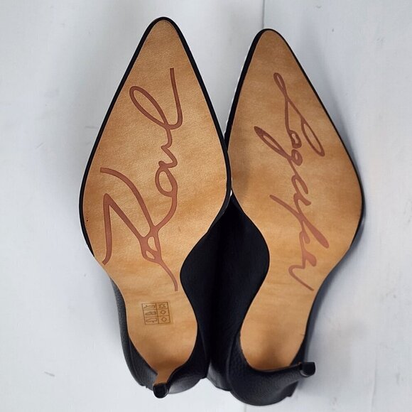 Karl Lagerfeld Cyron Black Leather Beaded Stiletto Booties, Women's 5 - Picture 7 of 10